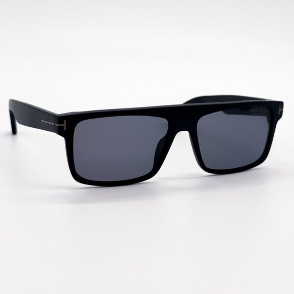 NEW TOM FORD SUNGLASSES PHILIPPE-02 TF999/D Polarized 02D BLACK MEN SUNGLASSES - Picture 1 of 8